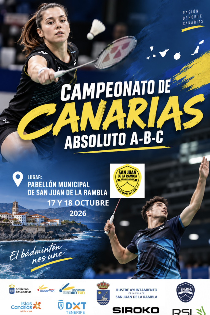 San Juan de la Rambla Hosts Canary Islands Badminton Championship with 90 Players